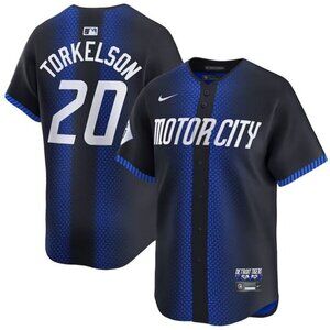 Mens Youths Kids Spencer Torkelson Navy Stitched Jersey